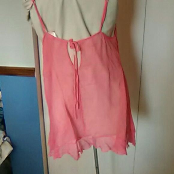 Victoria's Secret Other - Silk sexy coral large ruffle bottom